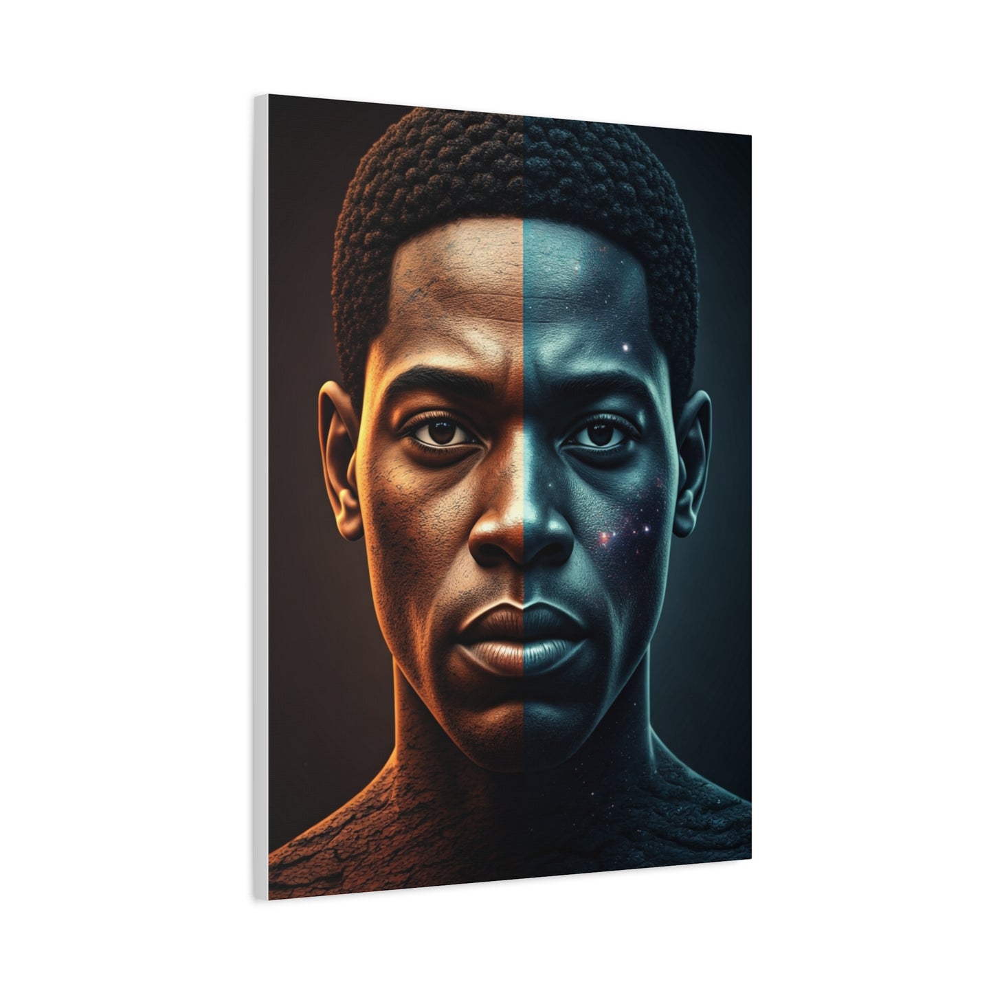 Dual Eclipse Identity Abstract Wall Art & Canvas Prints