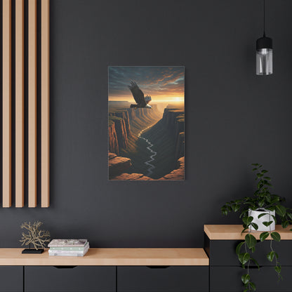Eagle Over the Canyon Wall Art & Canvas Prints