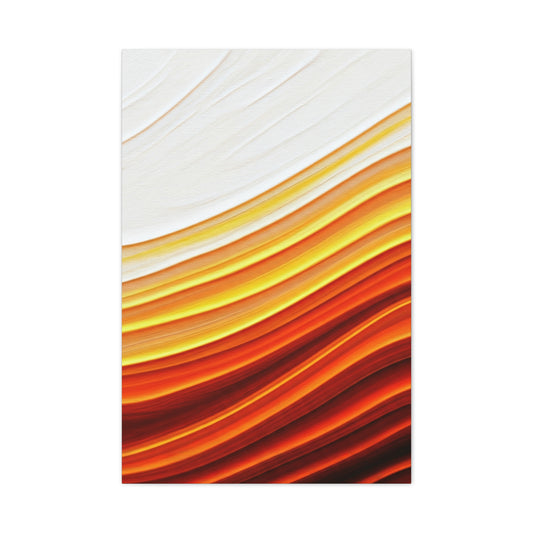 Golden Ember Flow Abstract Wall Art & Canvas Prints