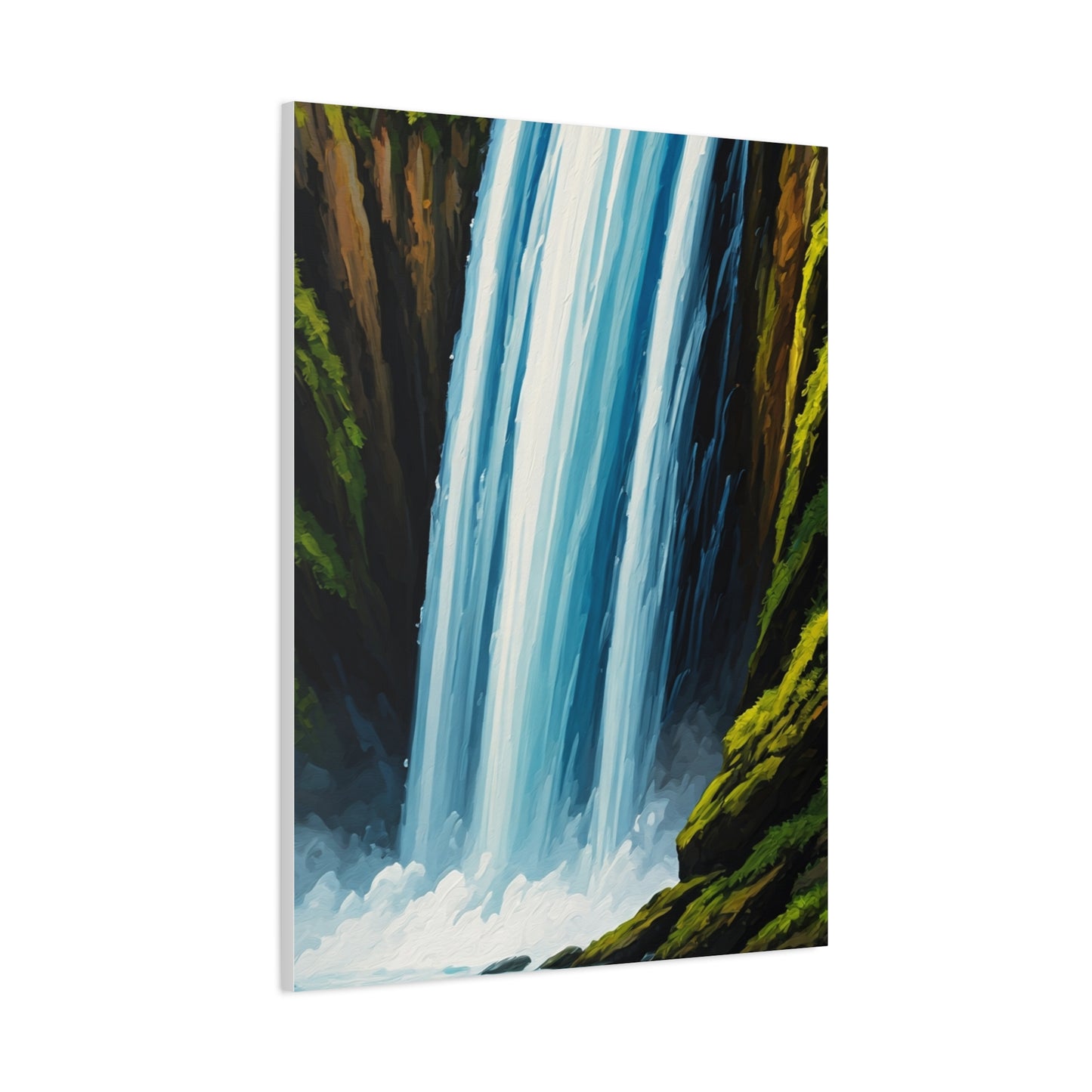 Tall Cascading Waterfall Wall Art & Canvas Prints