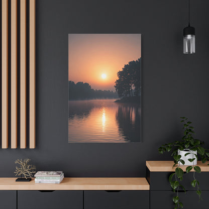 Sunrise Lake Reflection Wall Art & Canvas Prints