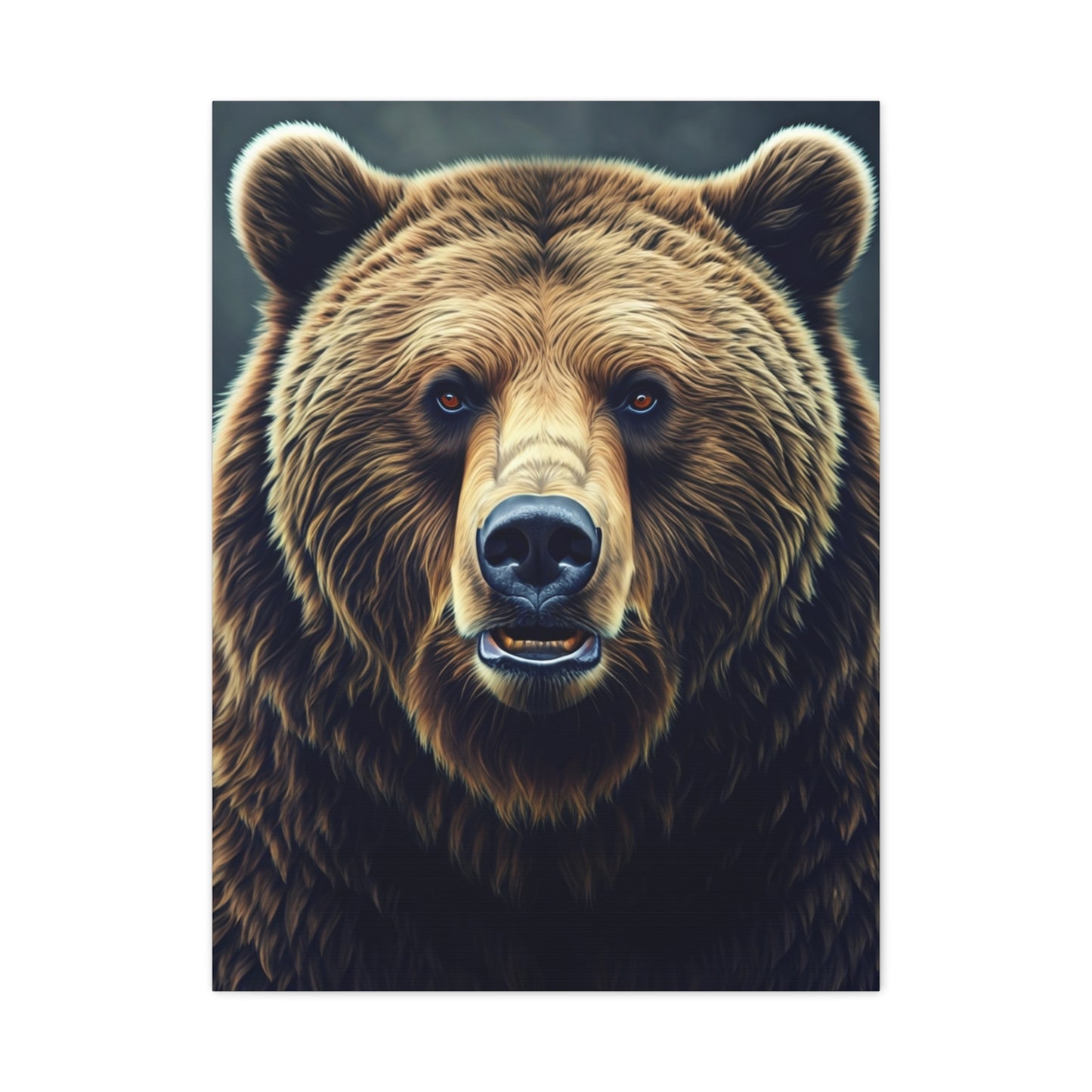 Golden Hour Bear in Pine Forest Wall Art & Canvas Prints
