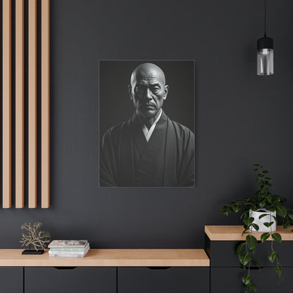 Stoic Figure in Minimalist Portrait Wall Art & Canvas Prints