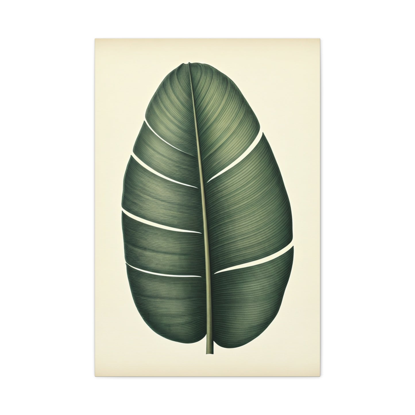 Tropical Leaf Study Illustration Wall Art & Canvas Prints