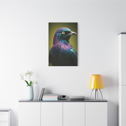 Iridescent Pigeon Portrait Wall Art & Canvas Prints