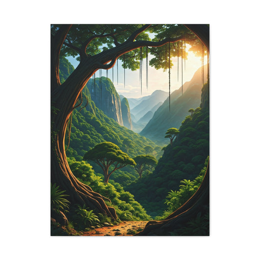 Enchanted Jungle Valley Escape Wall Art & Canvas Prints