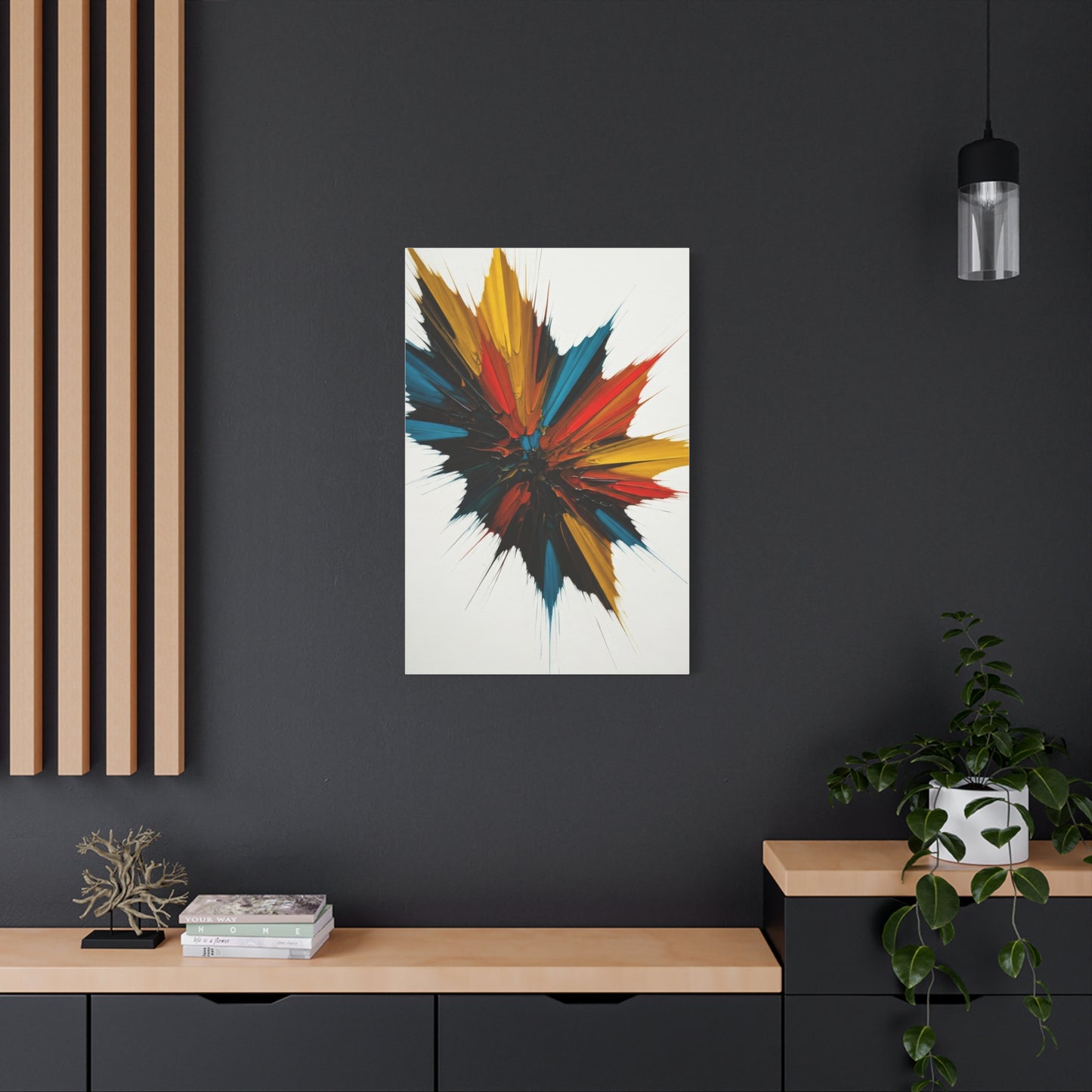 Warm Fragmented Abstract Wall Art & Canvas Prints