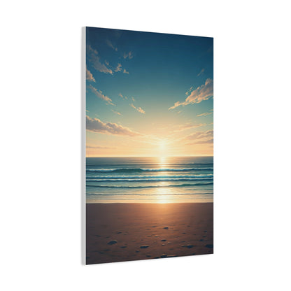 Endless Coastal Dawn Reflection Wall Art & Canvas Prints