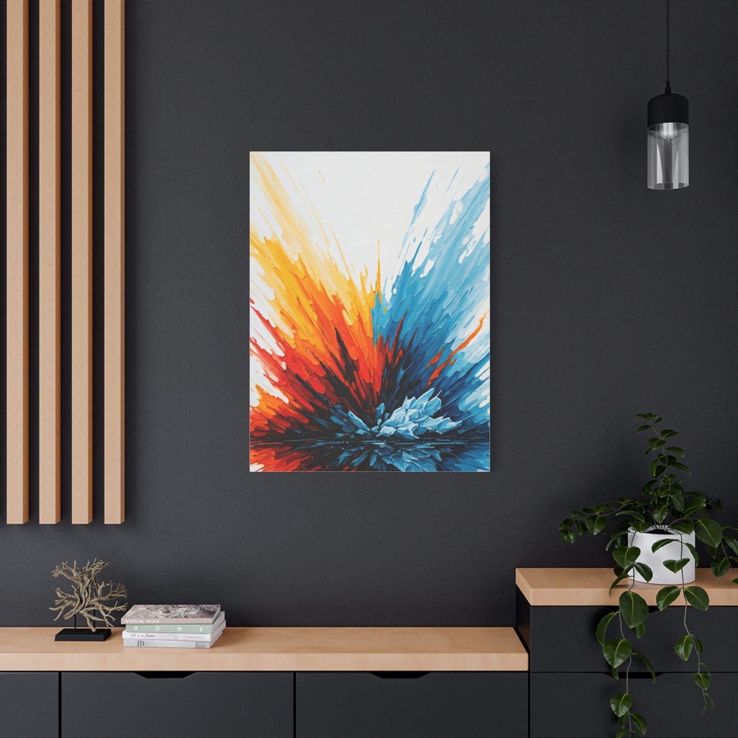 Vibrant Color Burst Abstract Wall Art & Canvas Prints