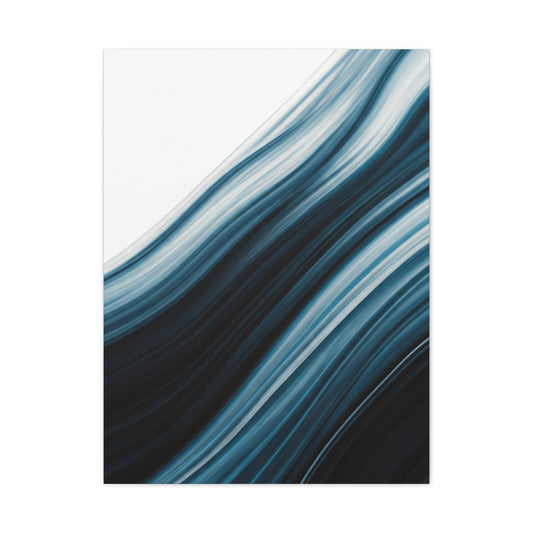 Midnight Tide Flow Abstract Wall Art & Canvas Prints
