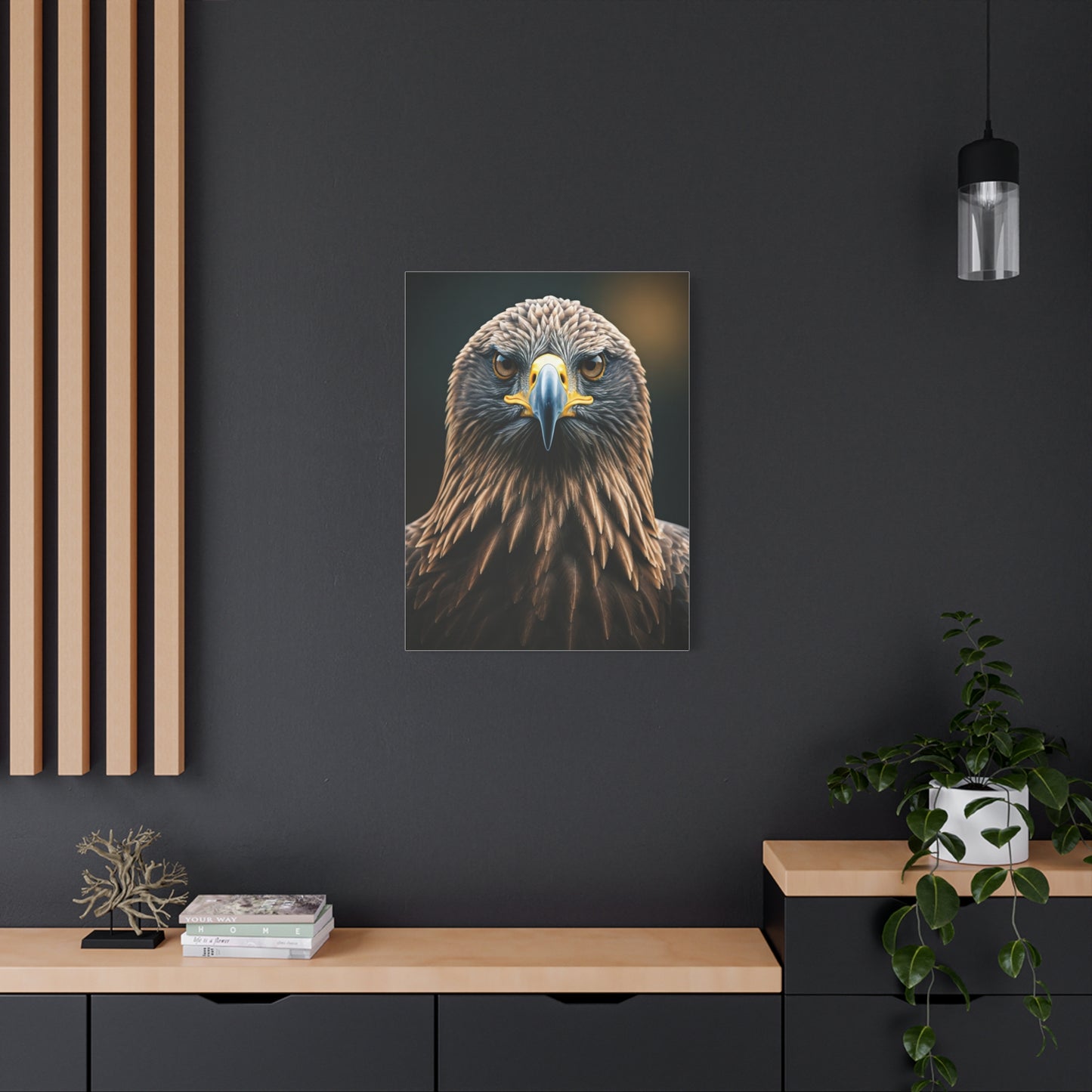Intense Golden Eagle Close-Up Wall Art & Canvas Prints
