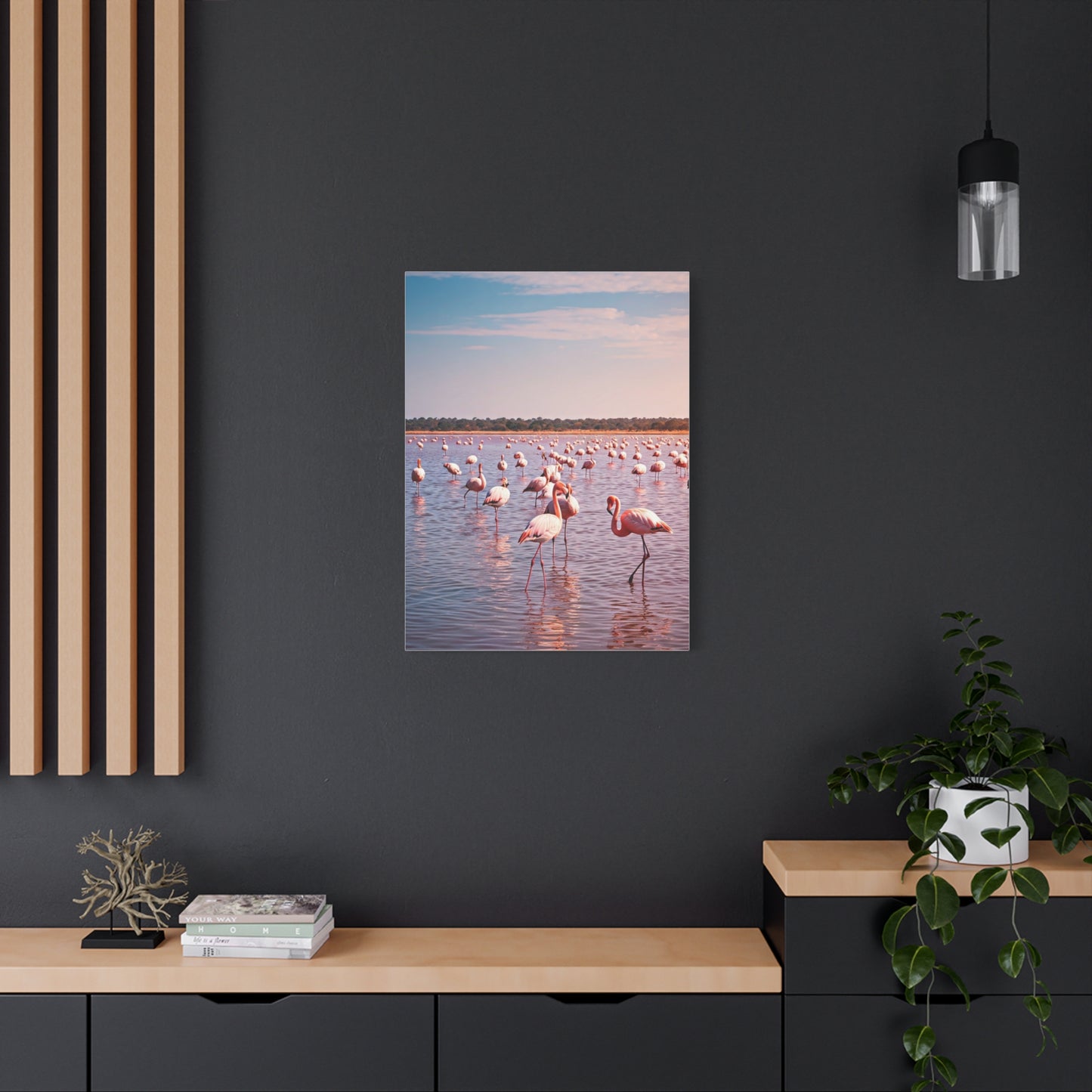 Crocodile Sunset Waterscape Wall Art & Canvas Prints