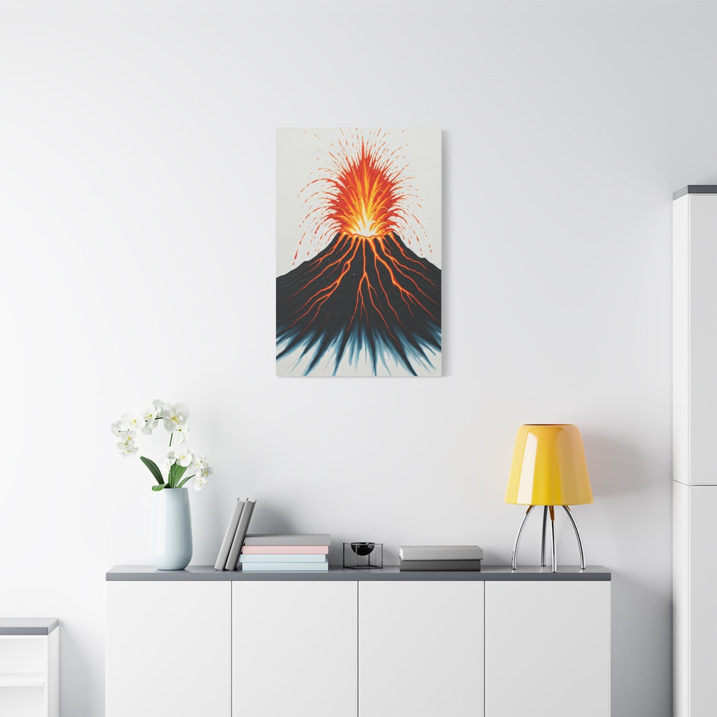 Volcanic Energy Abstract Wall Art & Canvas Prints