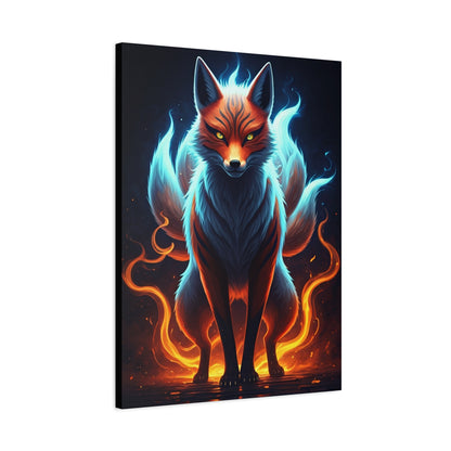 Spirit Flame Fox Wall Art & Canvas Prints