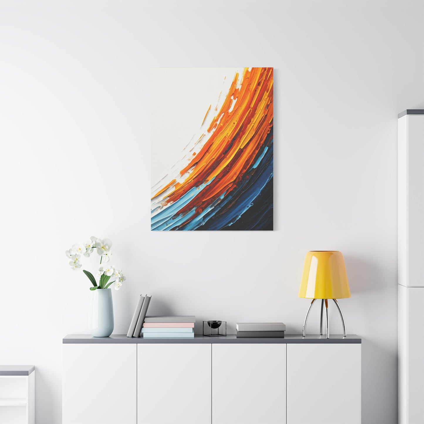Flowing Warm Motion Abstract Wall Art & Canvas Prints
