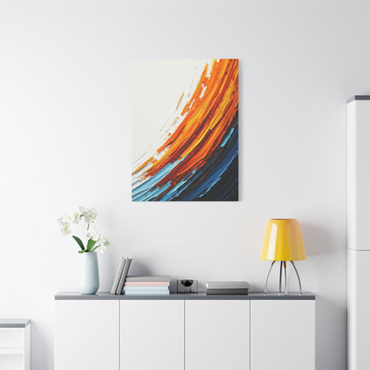 Flowing Warm Motion Abstract Wall Art & Canvas Prints