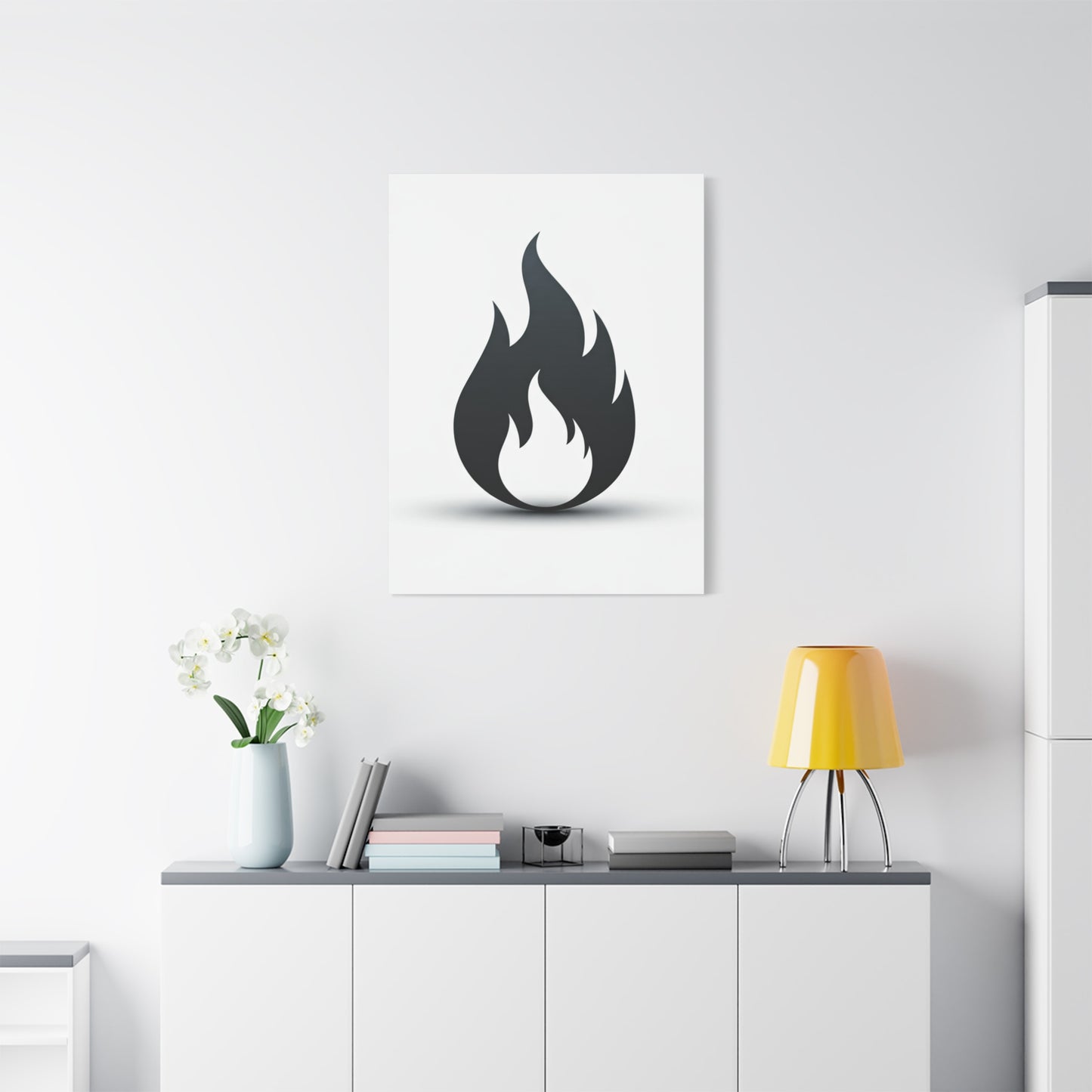 Minimal Flame Wall Art & Canvas Prints