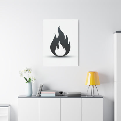 Minimal Flame Wall Art & Canvas Prints