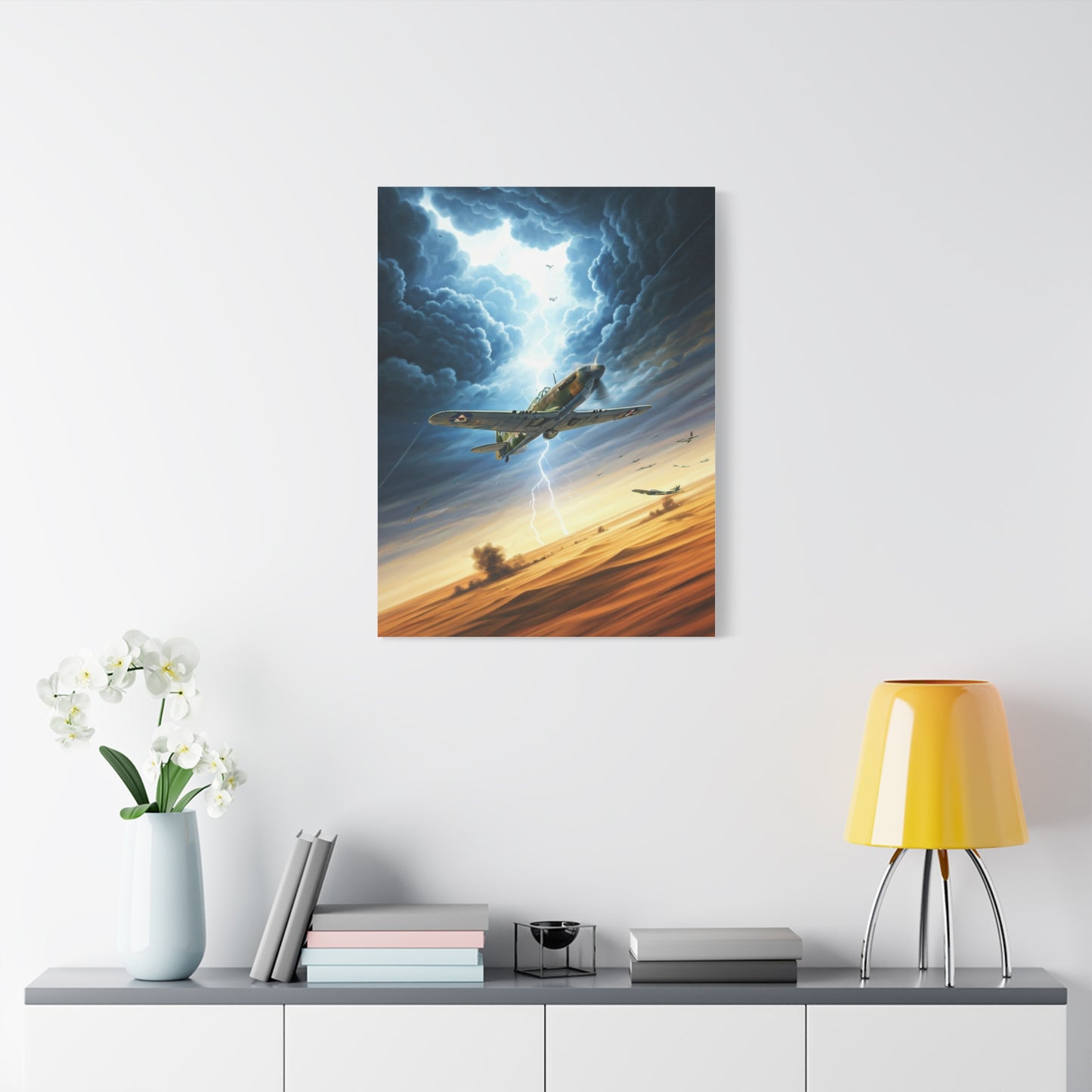 Lightning Run Combat Flight Wall Art & Canvas Prints