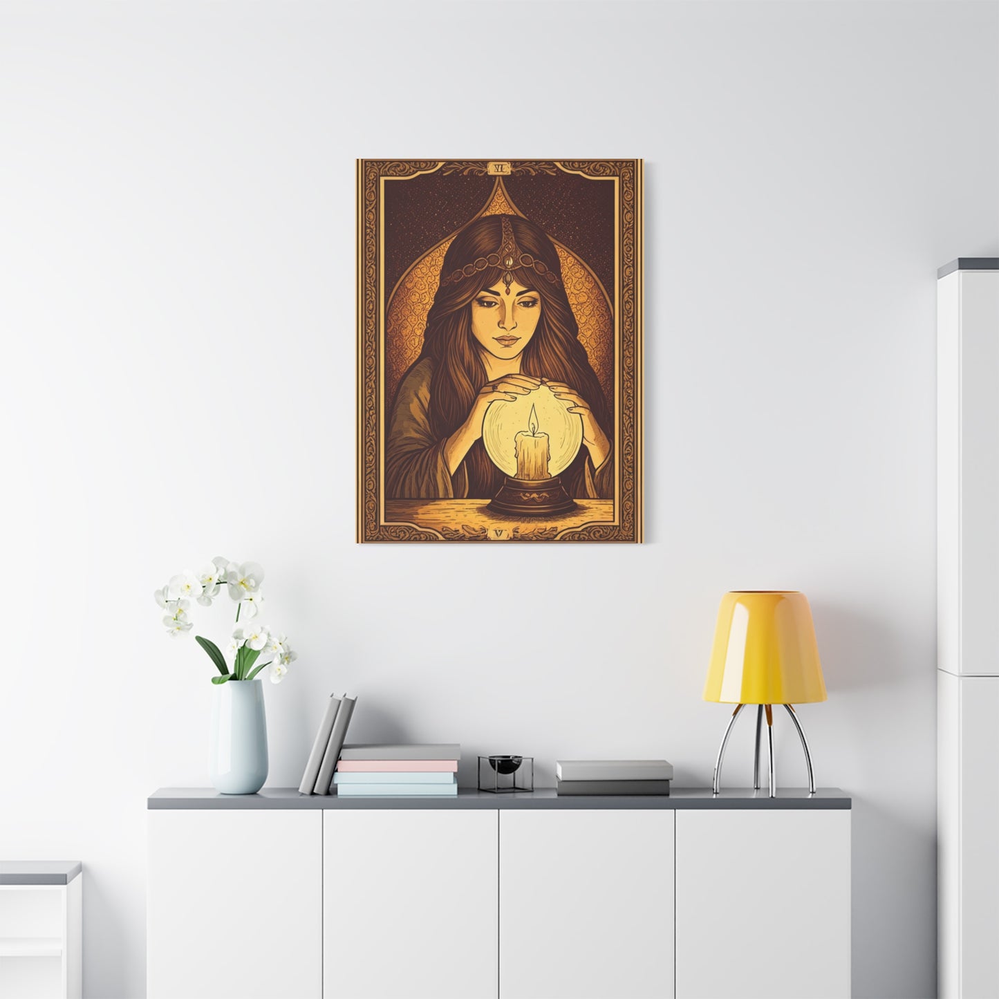 Mystic Candle Seer Wall Art & Canvas Prints