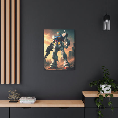 Mecha Guardian of the Ruins Wall Art & Canvas Prints