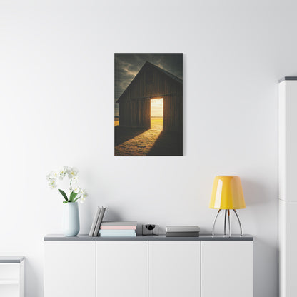 Golden Threshold Barn Wall Art & Canvas Prints