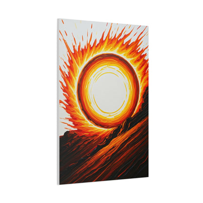 Solar Inferno Abstract Wall Art & Canvas Prints