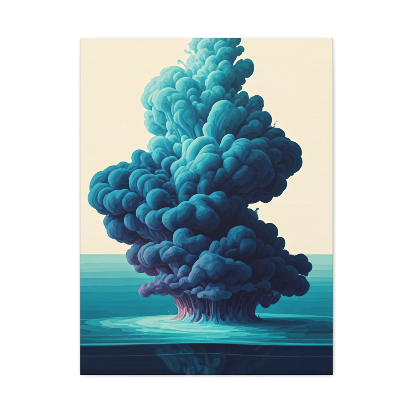 Rising Tide Mist Form Wall Art & Canvas Prints