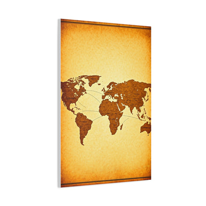 Explorer’s Compass Map Wall Art & Canvas Prints