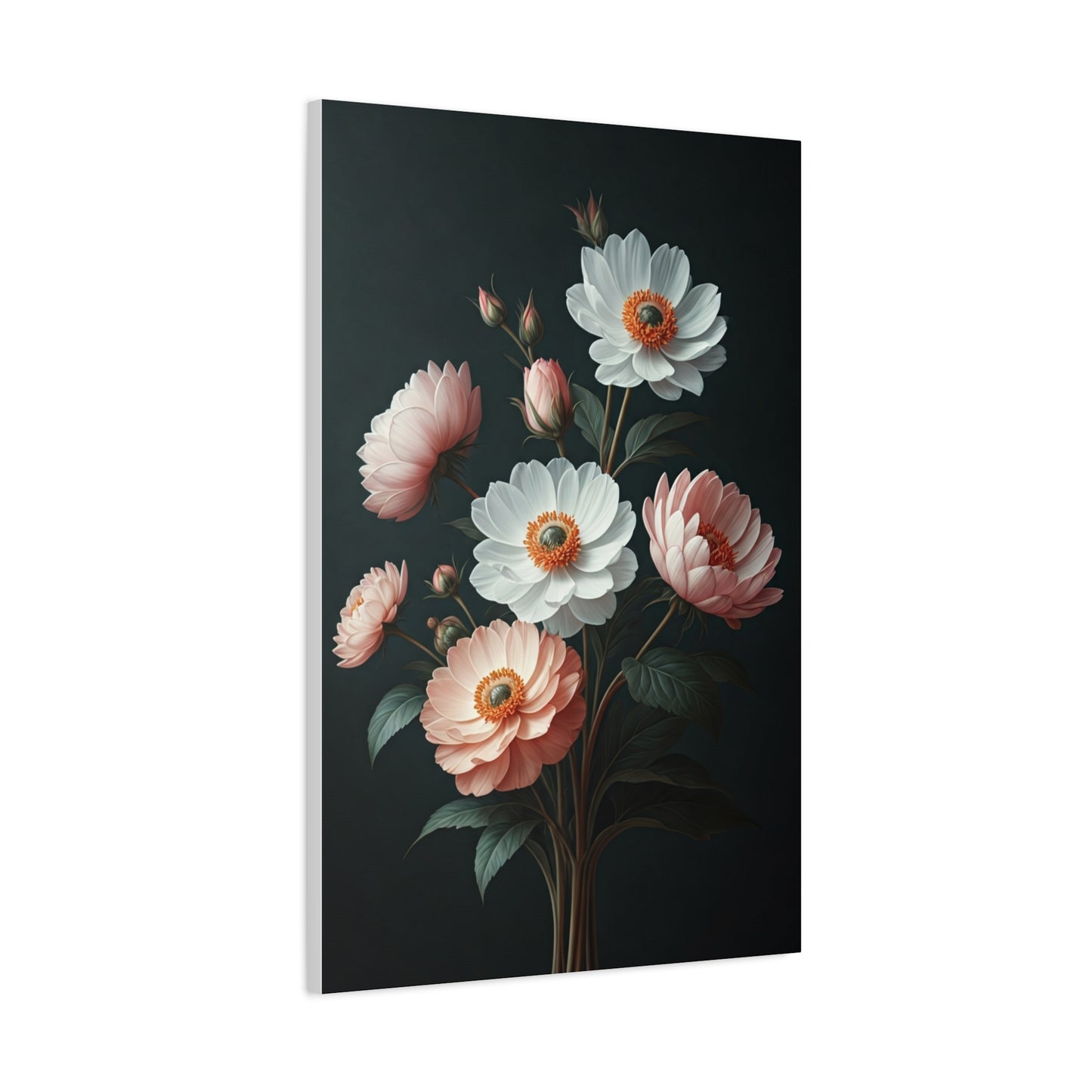 Midnight Bloom Elegance Wall Art & Canvas Prints
