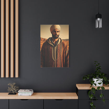 Nomadic Desert Soul Portrait Wall Art & Canvas Prints