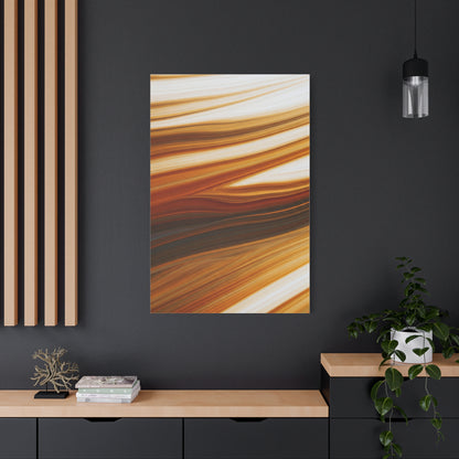 Golden Earth Wave Abstract Wall Art & Canvas Prints