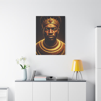 Golden Sovereign King Portrait Wall Art & Canvas Prints