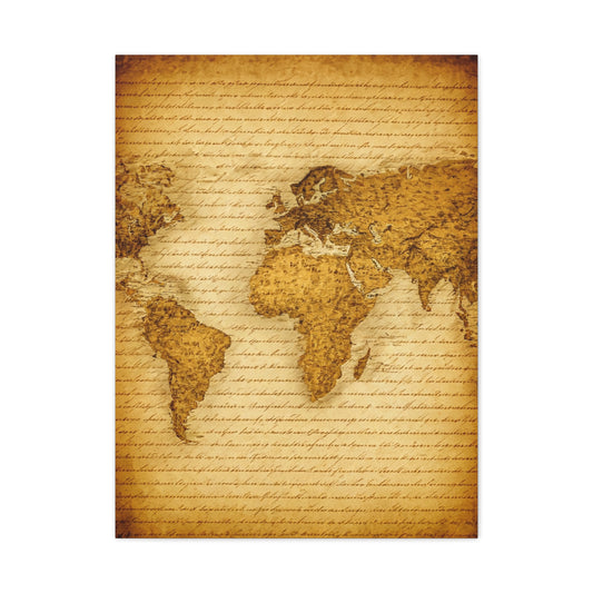 Classic Nautical Map with Ships Wall Art & Canvas Prints