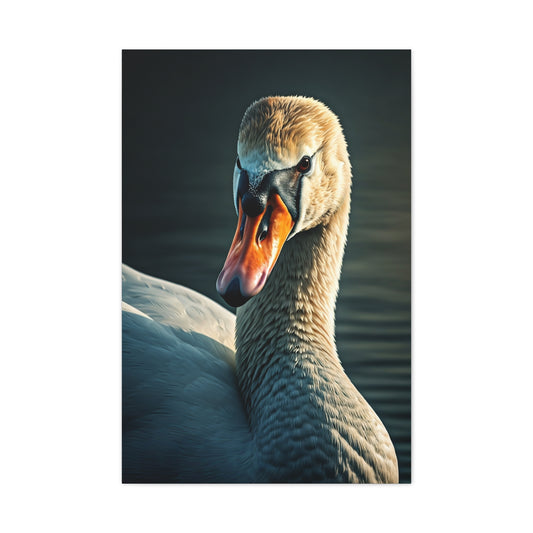 Serene Swan Reflection Wall Art & Canvas Prints