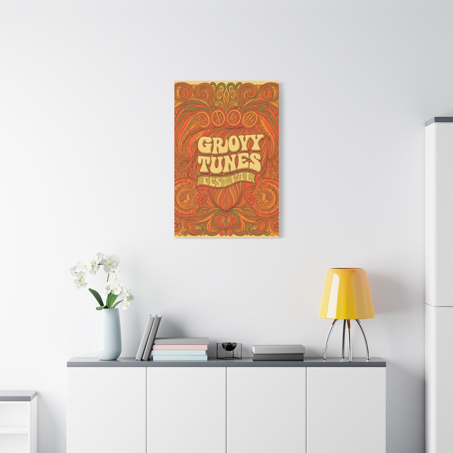 Groovy Tunes Festival Wall Art & Canvas Prints