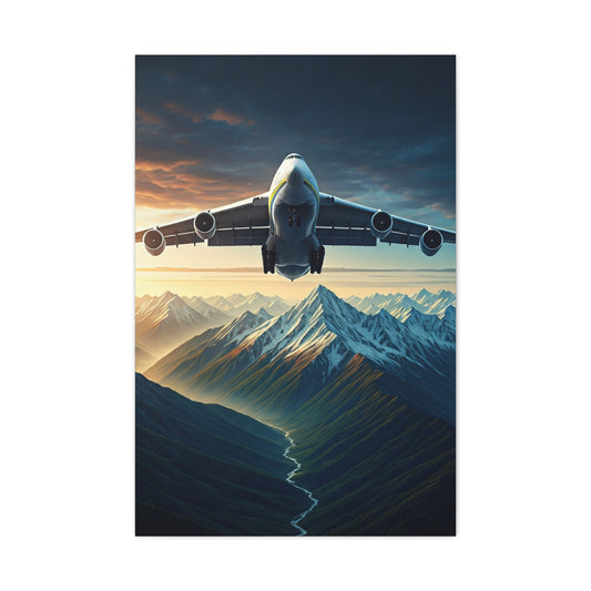 Mountain Flight Over Peaks Wall Art & Canvas Prints