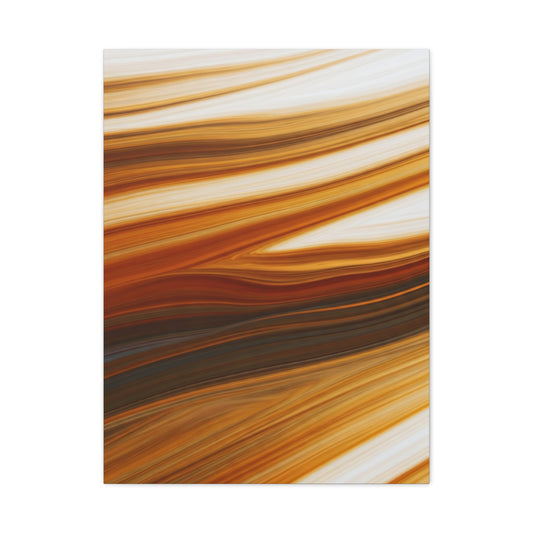 Golden Earth Wave Abstract Wall Art & Canvas Prints