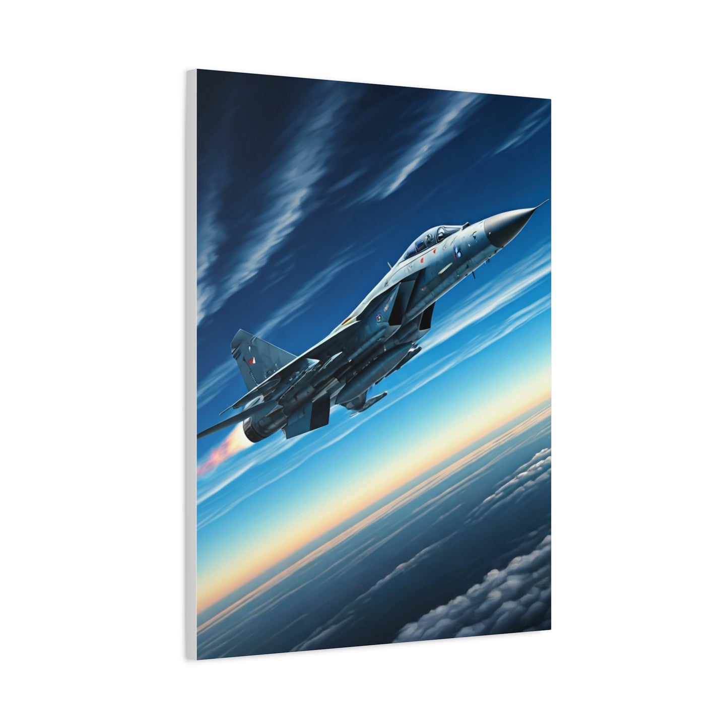 High-Speed Fighter Jet Sky Flight Wall Art & Canvas Prints