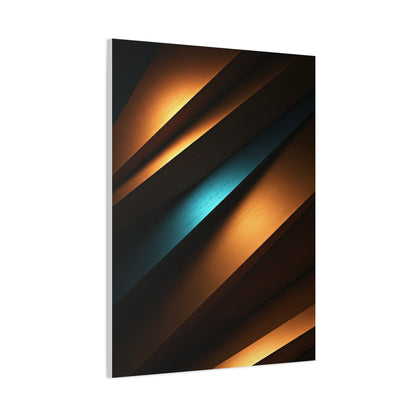 Midnight Alloy Geometry Wall Art & Canvas Prints