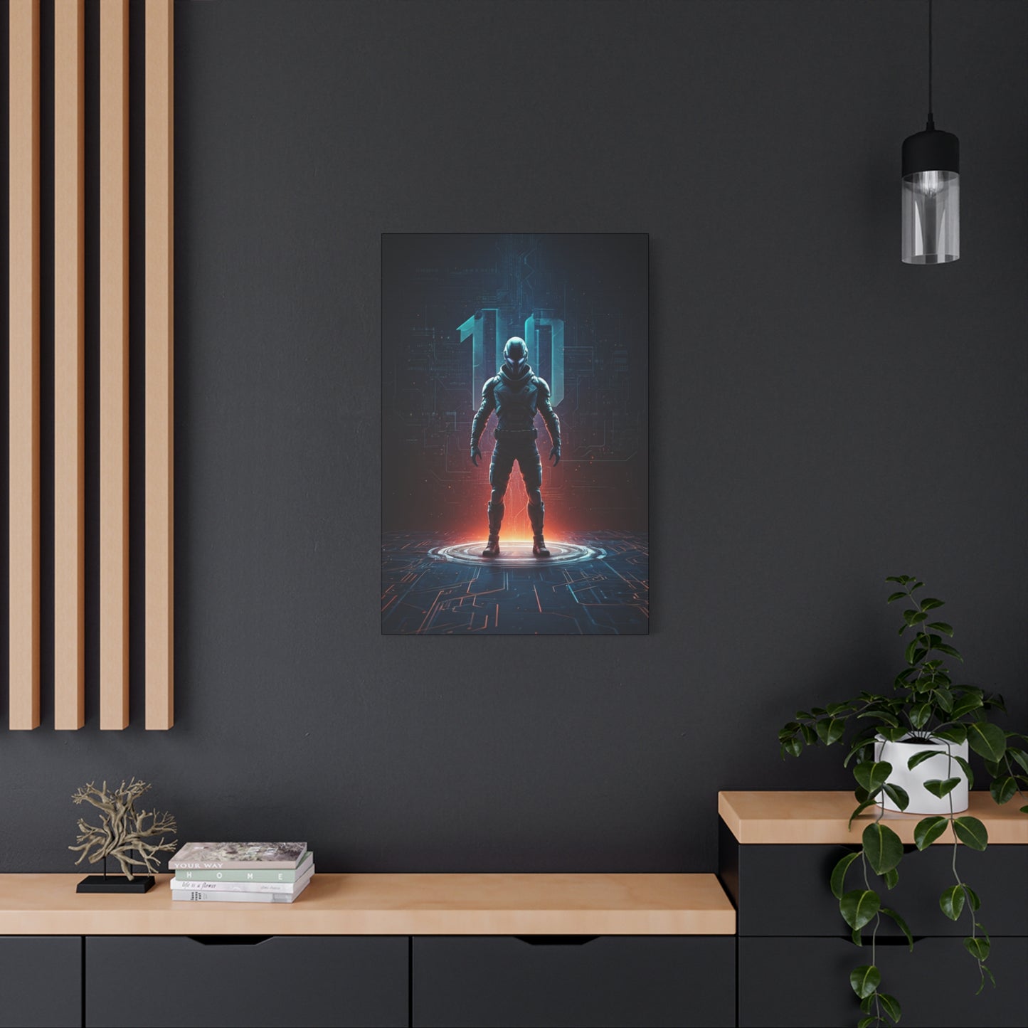 Digital Ascension Warrior Wall Art & Canvas Prints