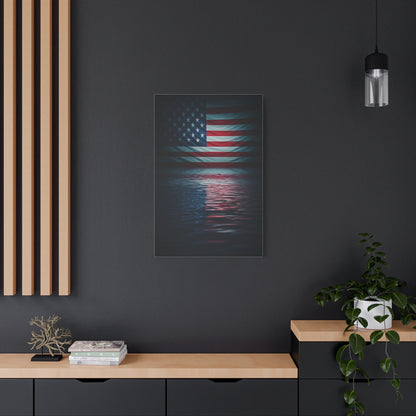 Stars and Stripes on the Water Wall Art & Canvas Prints