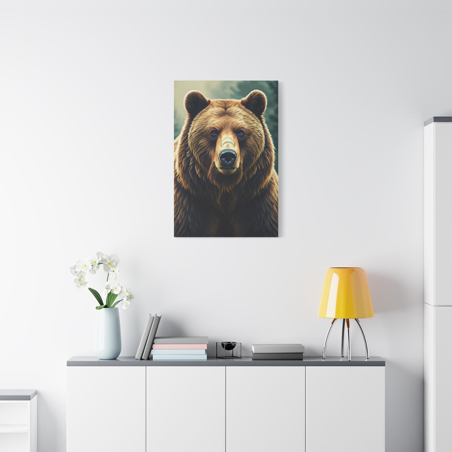 Grizzly Bear Profile Study Wall Art & Canvas Prints