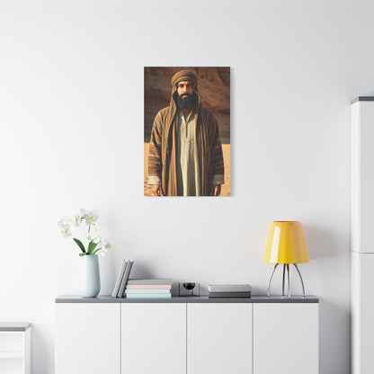 Desert Nomad Serenity Portrait Wall Art & Canvas Prints