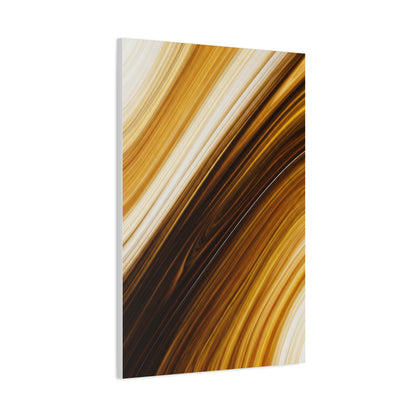 Dark Gold Stream Abstract Wall Art & Canvas Prints
