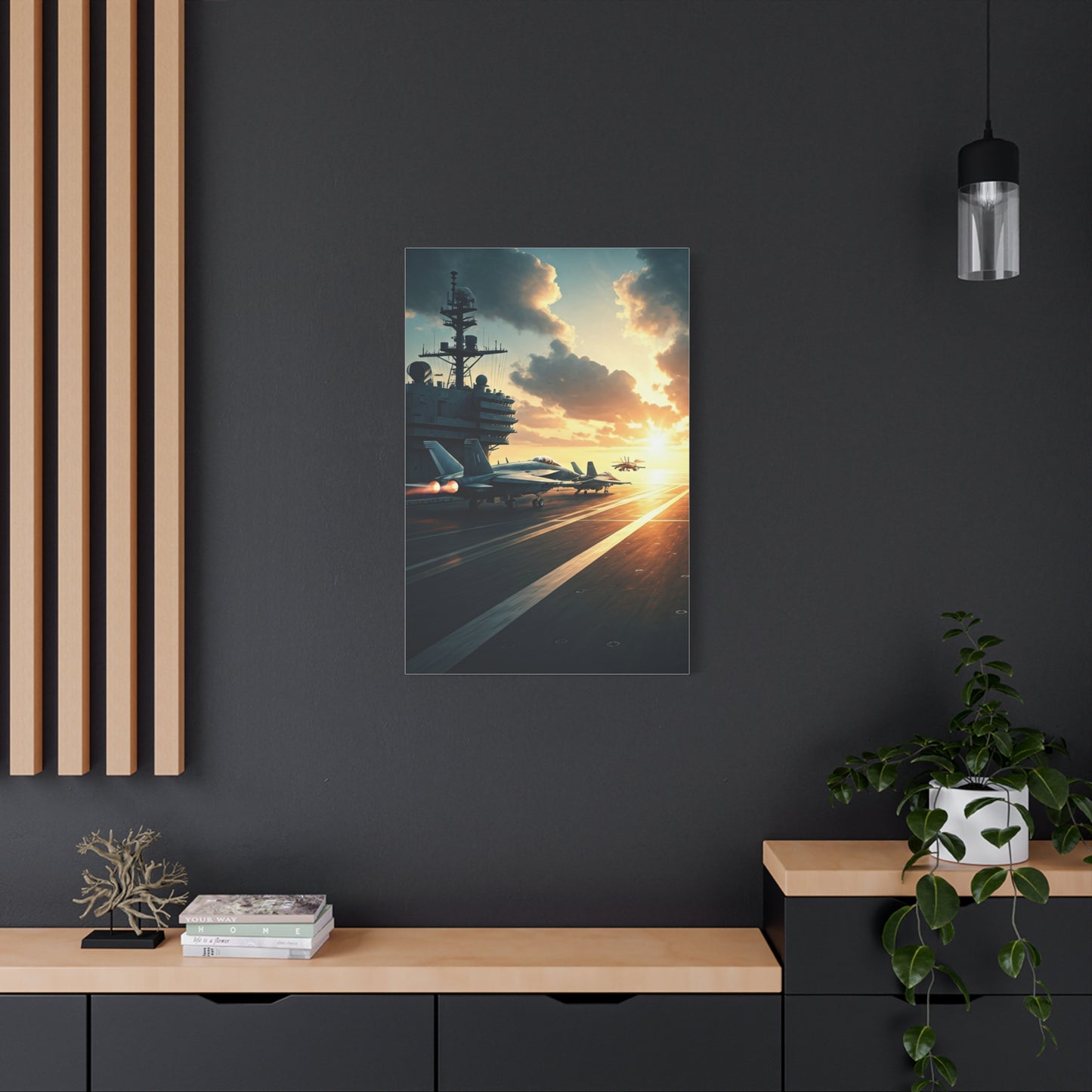 Aircraft Carrier Launch Mission Wall Art & Canvas Prints