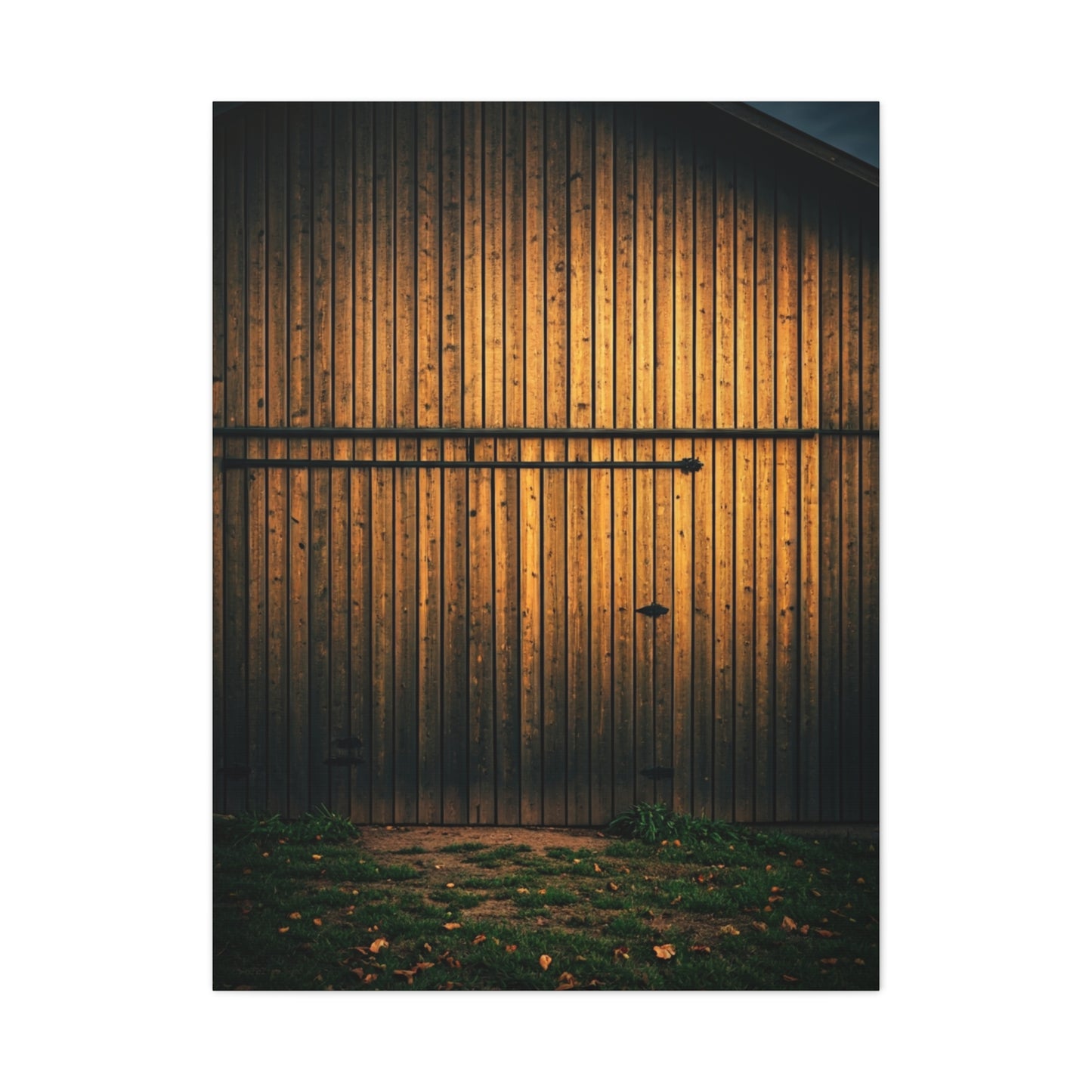 Minimalist Barn Door Detail Wall Art & Canvas Prints