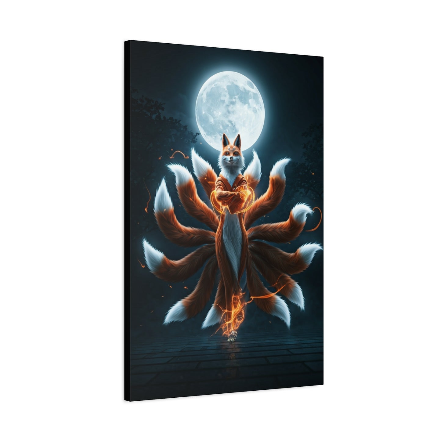 Lunar Fox Spirit Wall Art & Canvas Prints