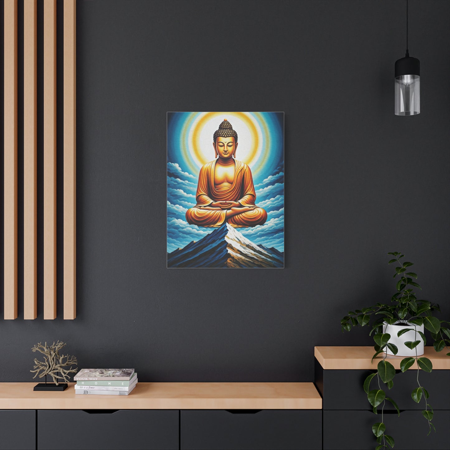 Celestial Buddha Above the Mountains
