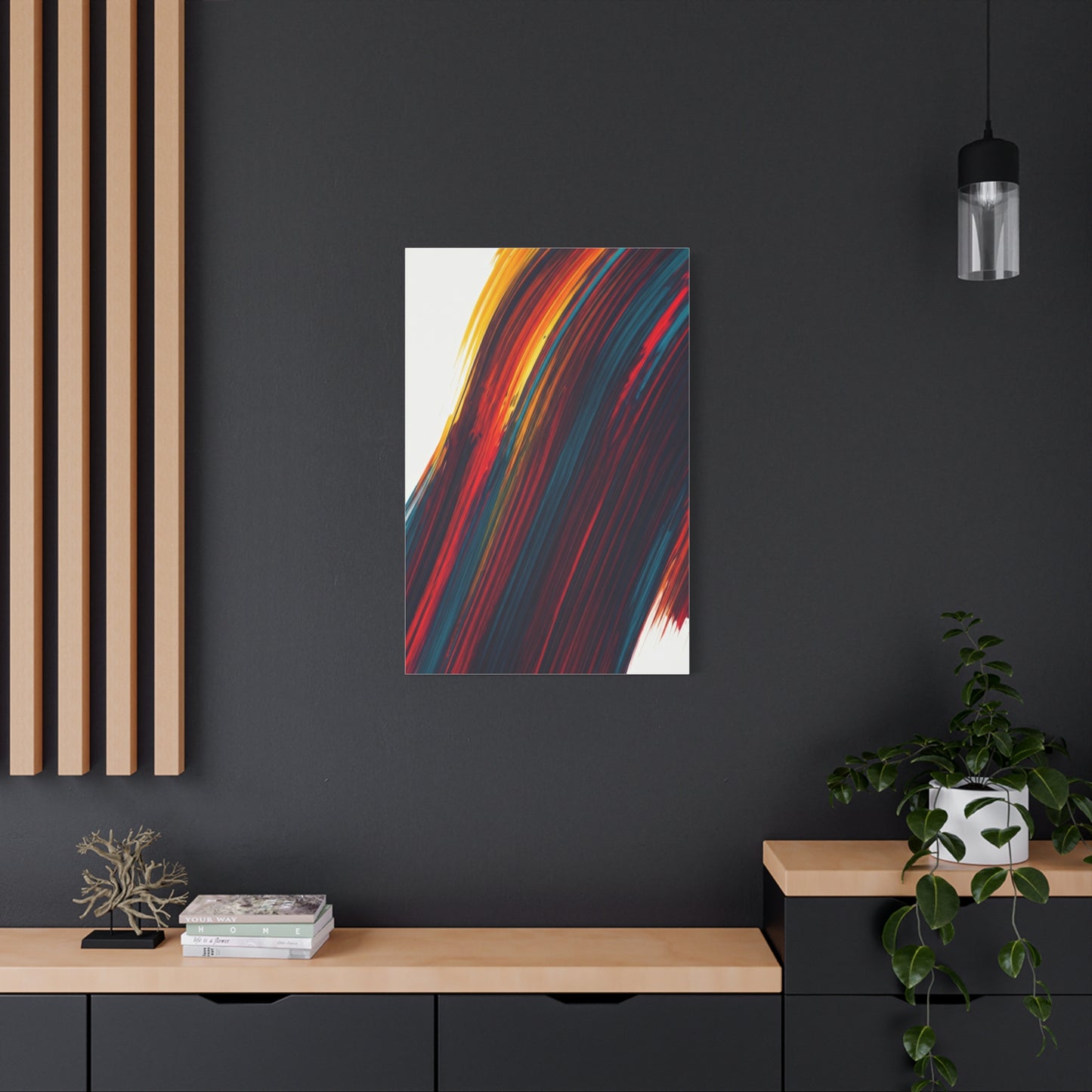 Crimson Momentum Abstract Wall Art & Canvas Prints